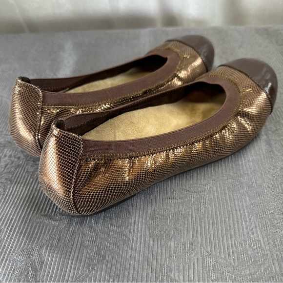 Vionic Allora Ballet Flats Brown Metallic - US6.5 EU37.5 - Picture 7 of 14